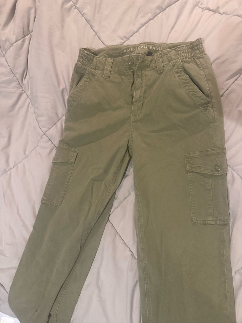 American Eagle Outfitters Olive Green Cargo Pants 6R